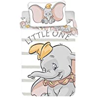 Los mejores  - Juego de ropa de cama para bebés Dumbo- 2 piezas 100% algodón- tamaño: 100 x 135 cm- 40 x 60 cm- certificado Öko Tex…